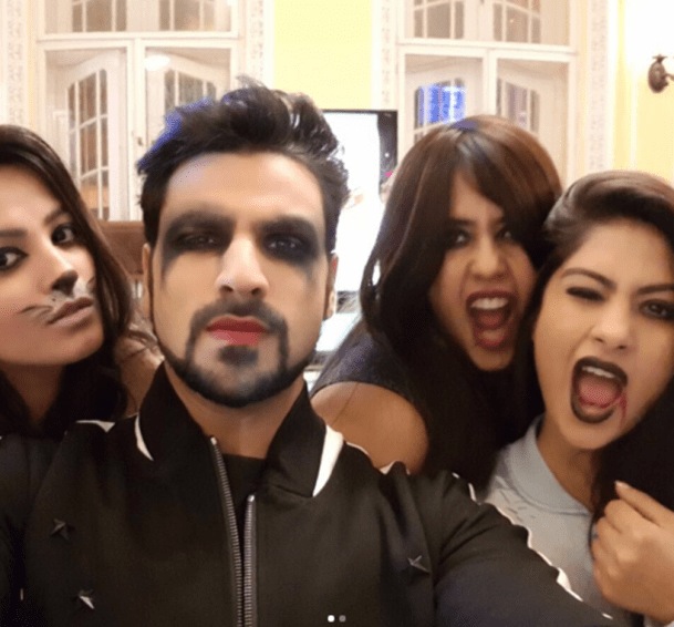 Halloween party, Yeh Hai Mohabbatein, Yeh Hai Mohabbatein halloween party, Ekta Kapoor, Ekta Kapoor Halloween party, Halloween, Hallowan, Yeh Hai Mohabbatein team, Yeh Hai Mohabbatein Budapest, Divyanka Tripathi, Anita Hassanandani, Karan Patel, Vivek Dahiya