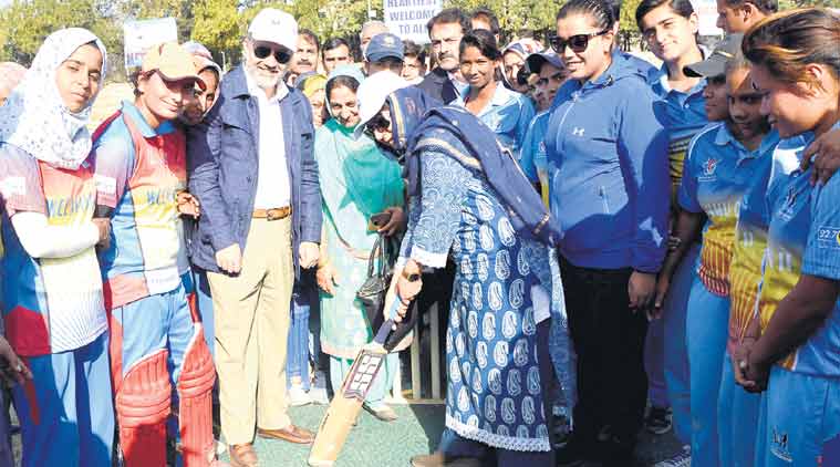 jammu and kashmir cricket, j&k cricket, srinagar women's cricket, t20 cricket, Mehbooba Mufti, Kashmir unrest,cricket news, indian express