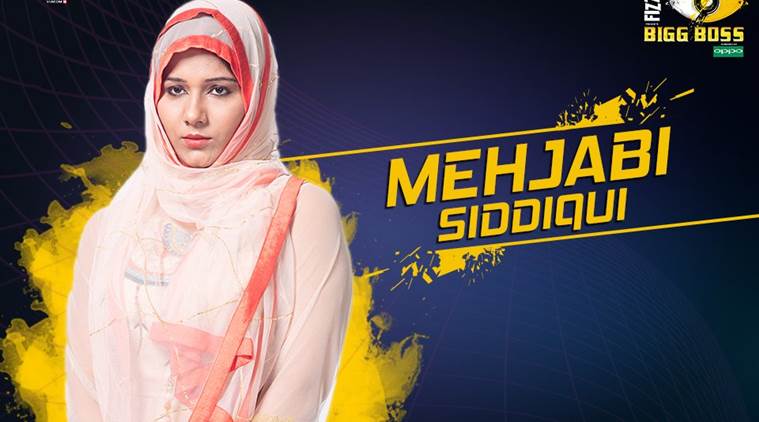 Mehjabi Siddiqui, Bigg Boss 11, Bigg Boss 11 contestant Mehjabi Siddiqui, Mehjabi, who is Mehjabi Siddiqui, Mehjabi Siddiqui bigg boss padosi