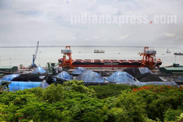 Goa, goa coal industry, goa coal, goa coal corridor, coal industry goa, indian express, indian news, latest news, indian express