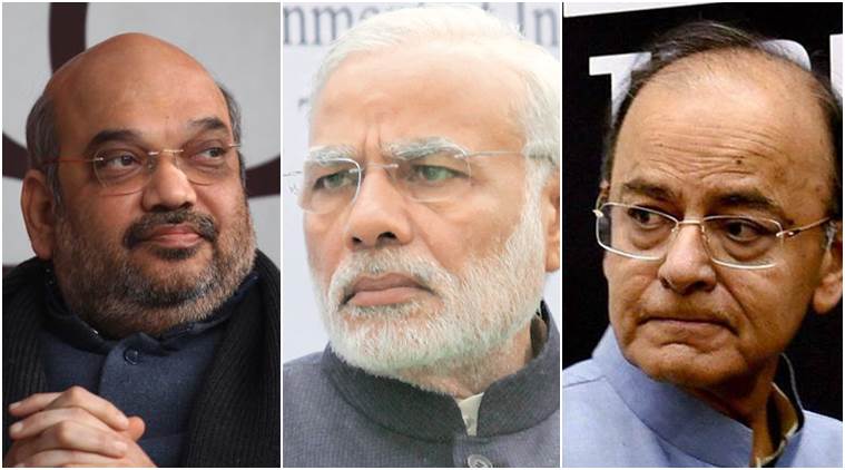 Prime Minister Narendra Modi, BJP chief Amit Shah, Finance Minister Arun Jaitley, India news, National news, latest news 