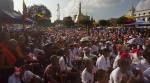 Army supporters, Buddhist nationalists march in Myanmar city