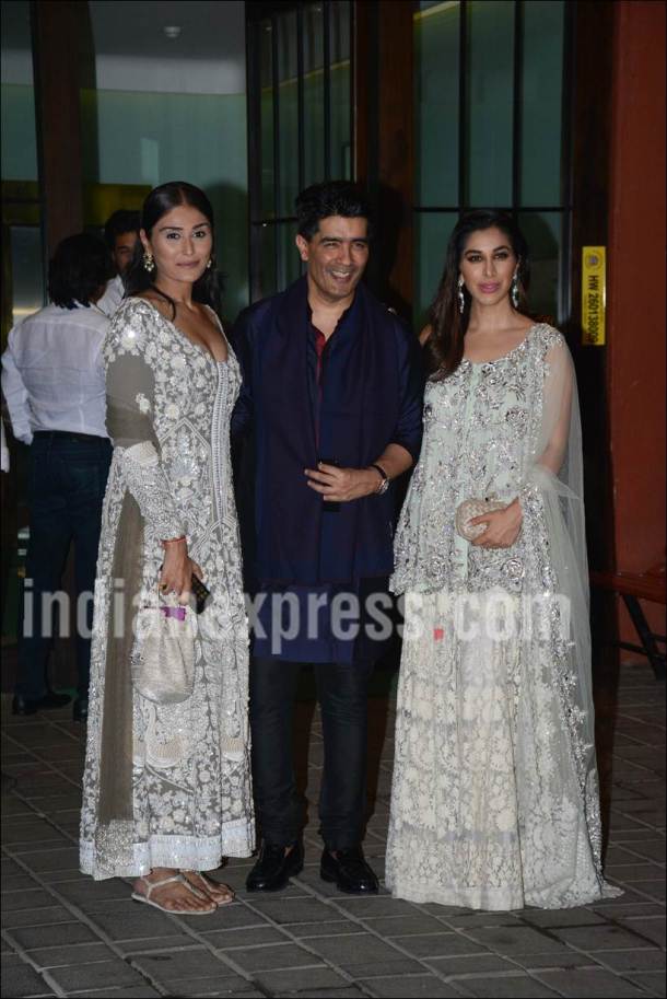 manish malhotra, manish malhotra images, sophie choudry, manish sophie images, salman khan diwali party