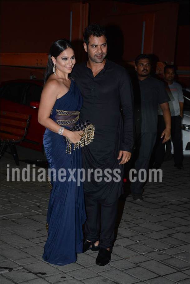 shabbir ahluwalia, kanchi kaul, arpita khan diwali party, salman khan party images