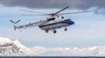 Russian helicopter raised from the seabed in the Arctic