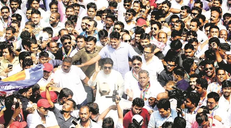 elphinstone stampede, raj thackeray, Maharashtra Navnirman Sena, raj thackeray rally, foot overbridges, hawkers, mns protest, bjp, western railway, suresh prabhu, mumbai 
