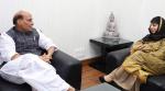 J&K CM Mehbooba Mehbooba meets Rajnath Singh, wants secured housing for cops’ kin