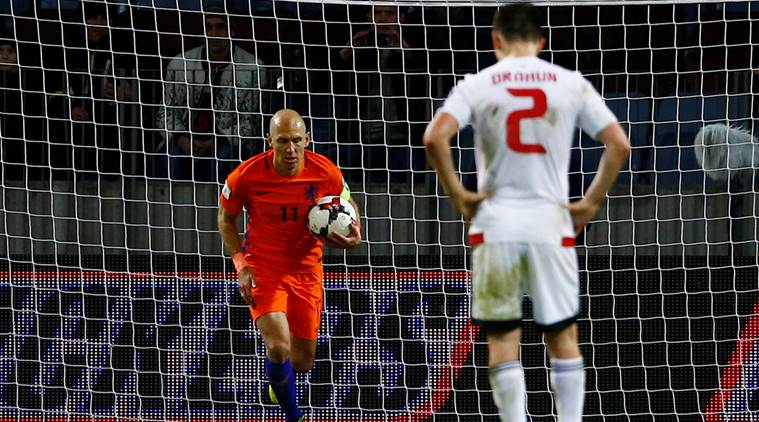 Netherlands vs Belarus, 2018 FIFA World Cup, Arjen Robben, Sweden