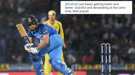Rohit Sharma is ‘graceful and devasting’, says Kumar Sangakkara