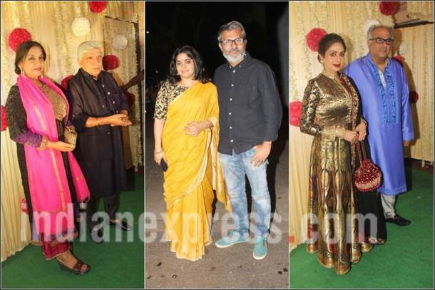 shabana azmi, sridevi, boney kapoor, jawed akhtar