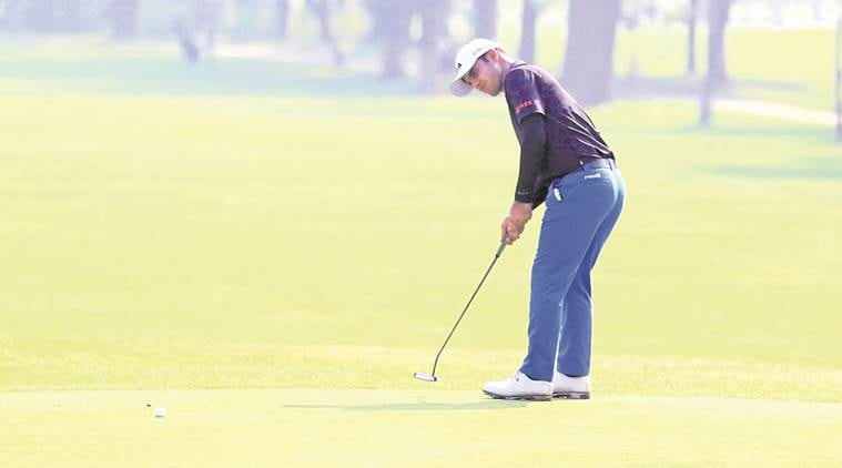  Take Open Golf Championship, Chandigarh Golf Club , Divyanshu Bajaj,  Shubhankar Sharma, Chandigarh sports news, indian express news 