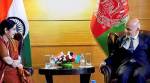 EAM Sushma Swaraj calls on Afghan President, discusses bilateral, regional issues