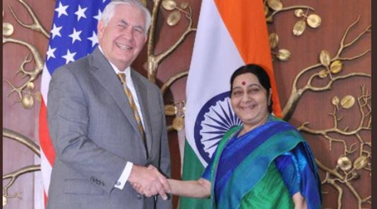Rex tillerson, Sushma Swaraj, Donald Trump, Tillerson India visit, Tillerson in India