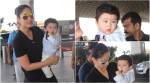 These pictures of Taimur Ali Khan at the airport will certainly make you go awww, yet again