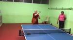 Age just a number for for old lady with brutal table tennis shots, watch video