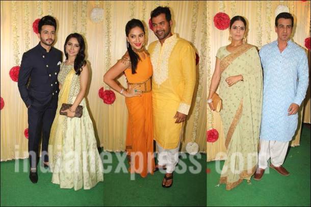 tv actors ekta kapoor party, shabbir ahluvalia, ronit roy, dheerak dhooper, ekta kapoor party photos
