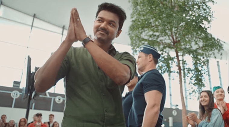 mersal green shirt vijay