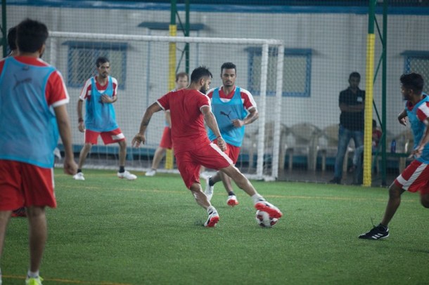 celebrity clasico, virat kohli, ms dhoni, ranbir kapoor, abhishek bacchan, sunil chhetri, sports, indian express