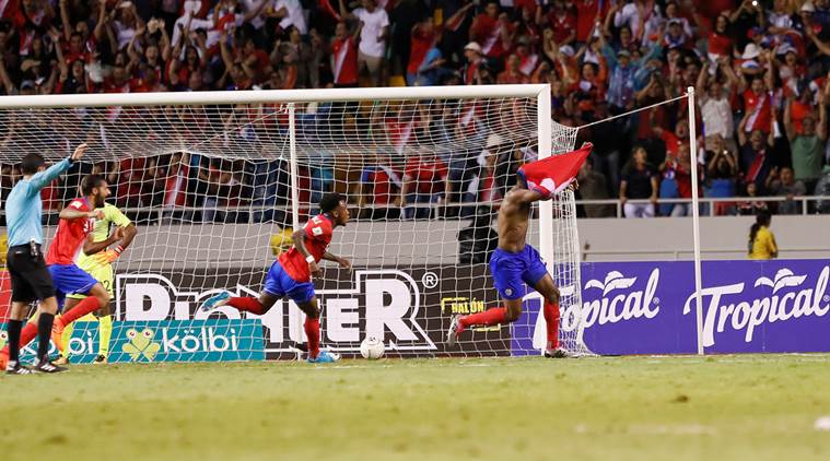 Kendall Waston, Costa Rica vs Honduras, Eddie Hernandez, 2018 FIFA World Cup