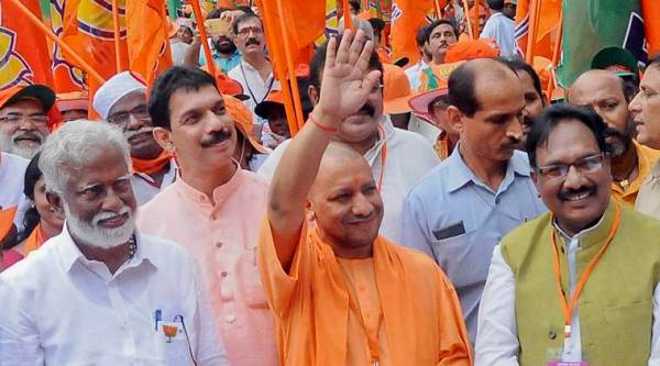 Yogi Adityanath, Yogi Adityanath in Kerala, Amit Shah, Kerala political violence, BJP-RSS, CPM in kerala, Pinarayi Vijayan, Kummanam Rajashekaran, india news, indian express