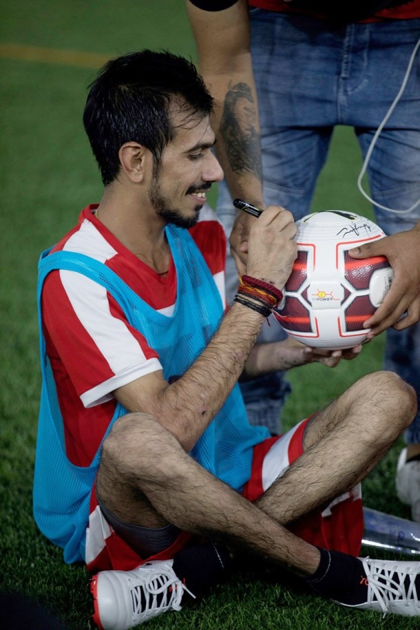 celebrity clasico, virat kohli, ms dhoni, ranbir kapoor, abhishek bacchan, sunil chhetri, sports, indian express