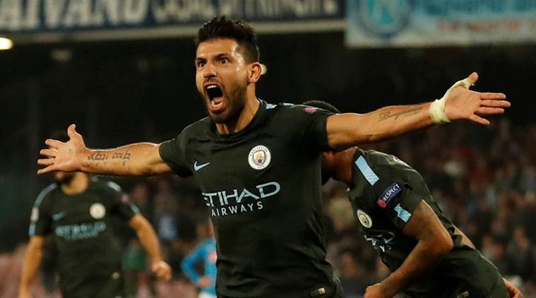 manchester city, sergio aguero, champions league, napoli,