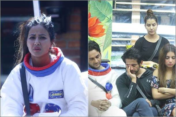 Hina Khan, hina khan bigg boss, hina khan luxury budget task, bigg boss luxury budget task, bigg boss 11 images