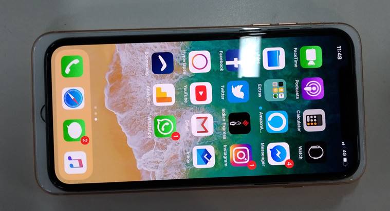 Apple iphone X, Apple iphone X size