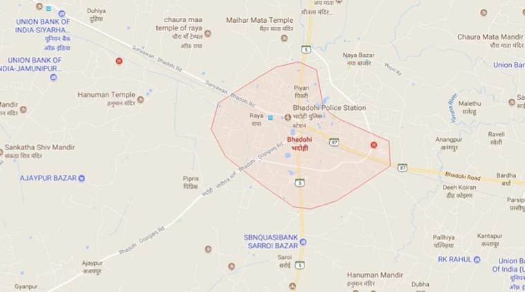 bhadohi, uttar pradesh, children sick, midday meal, children fall sick in up, up school expired biscuits, expired biscuits, indian express