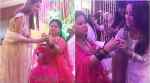 Anita Hassanandani and Adaa Khan shower love on Bharti Singh at her bangle ceremony, see photos