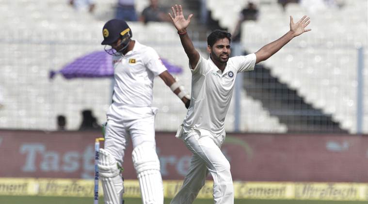 Bhuvneshwar kumar bowling against sri lanka
