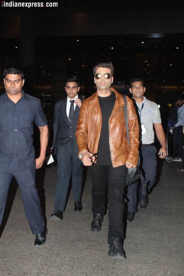 Karan Johar, Karan Johar photos, Karan Johar pics, Karan Johar pictures, karan johar airport look