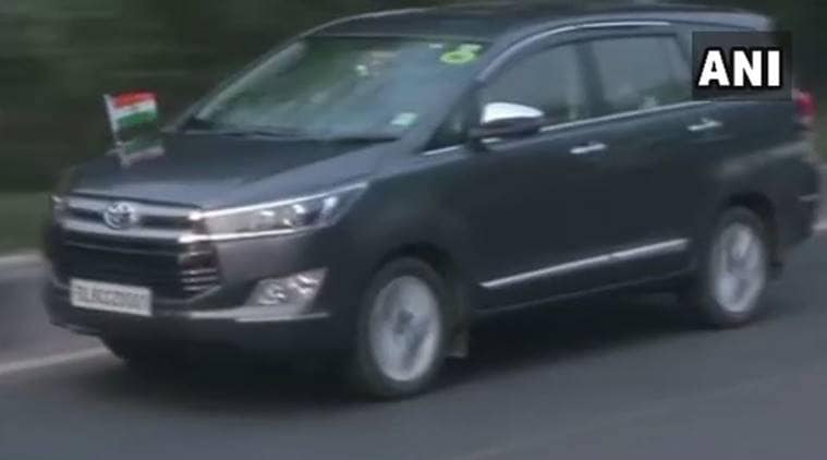 Arvind Kejriwal, Arvind Kejriwal Chandigarh, black car, delhi pollution updates