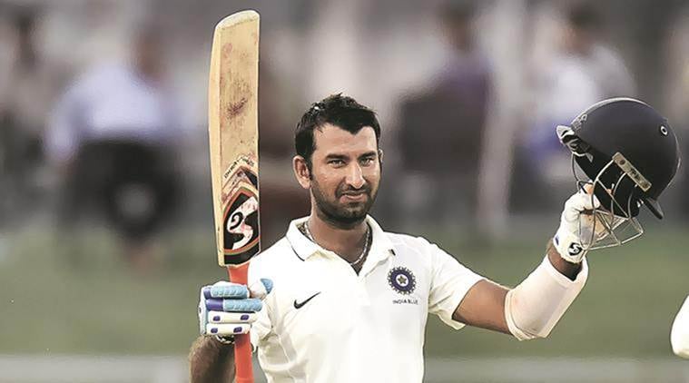 Cheteshwar Pujara, Cheteshwar Pujara India, Ranji Trophy 2017-18, Ranji Trophy 2017, Cheteshwar Pujara hundred, sports news, cricket, Indian Express