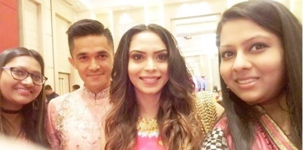 Sunil Chhetri photos, Sunil Chhetri wedding photos, Sunil Chhetri Sonam Bhattacharya photos, Chhetri Sonam wedding photos,