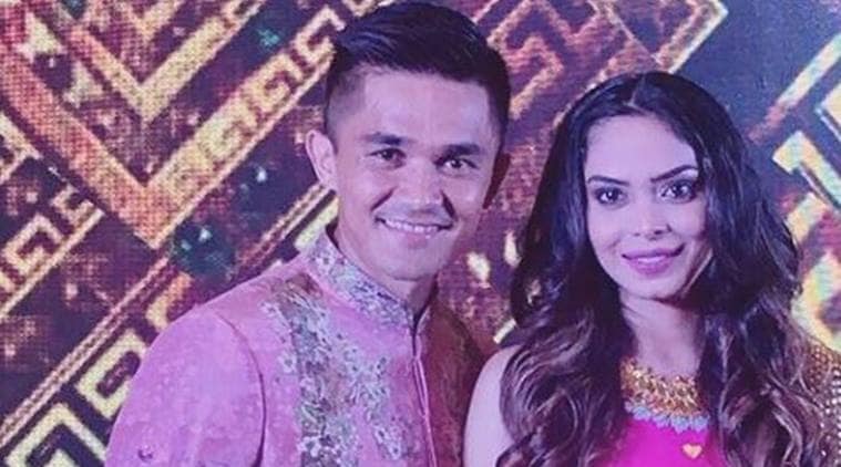 Sunil Chhateri wedding, Sunil Chhetri Sonam Bhattacharya wedding, Sunil Chhetri wife, Sunil Chhetri photos, Football news