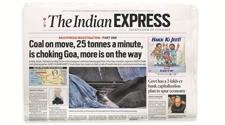 coal, Piyush Goyal, Express Investigation, Coal Goa investigation, coal burying Goa, Railway minister