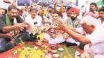Congress, NCP stage protests across state