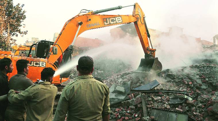Ludhiana building collapse & blaze: Civic body has no map, sketch of building, rescue teams grope in dark