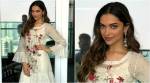 CUTENESS ALERT! Deepika Padukone looks adorable in her dainty white sheer dress