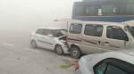 Vehicle pile-ups leave one dead, many injured as visibility severely hit