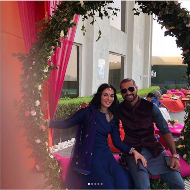 Shikhar Dhawan wife Aesha.