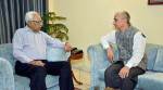 Centre's special representative Dineshwar Sharma arrives in Kashmir for talks