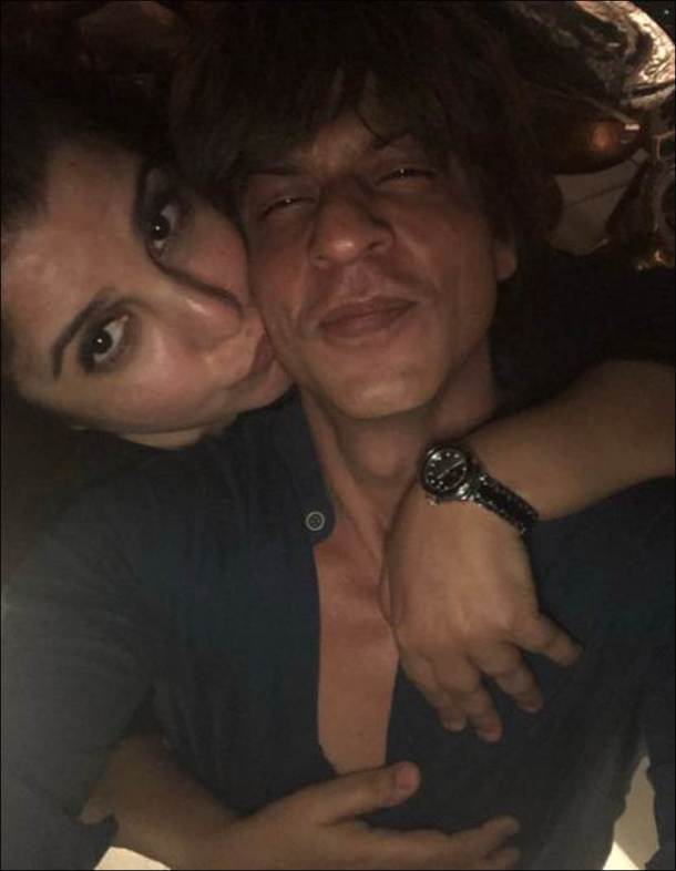 shah rukh khan attends ed sheeran party
