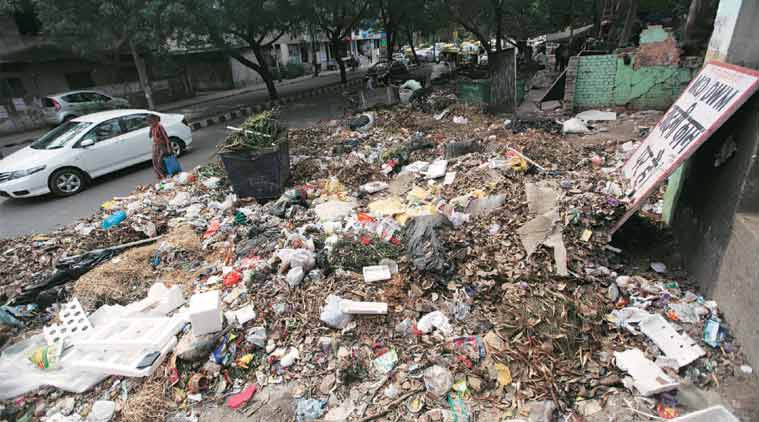 Chandigarh garbage issue, Chandigarh garbage welfare sector association, chandigarh news, indian express news