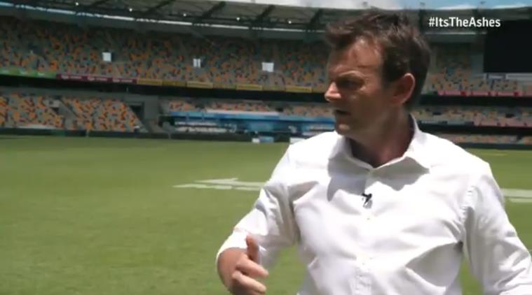 Adam Gilchrist and Michael Vaughan mimicked the incident