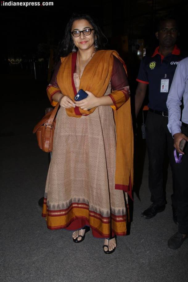 vidya balan, tumhari sulu, vidya balan photos, vidya balan airport look, vidya balan pics, vidya