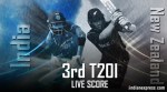 India vs New Zealand 3rd T20 at Thiruvananthapuram: Ind beat NZ by 6 runs; win series 2-1