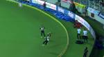 India vs New Zealand 3rd T20: Mitchell Santner with circus stuff on the boundary