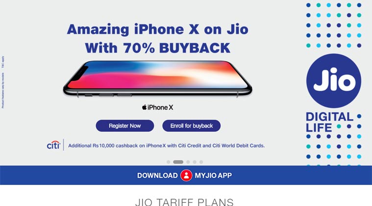 Apple, Apple iPhone X, iPhone X, iPhone X sale, iPhone X cashback, iPhone X CitiBank offer, iPhone X India sale, iPhone X price in India, iPhone X Jio offer, Reliance Jio iPhone X offer